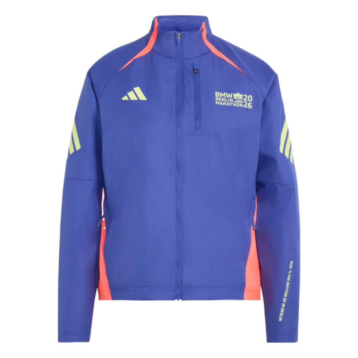 Adidas Adidas Running Jackets Women's Double Indigo/Sun Turbo Stand Collar Moderate