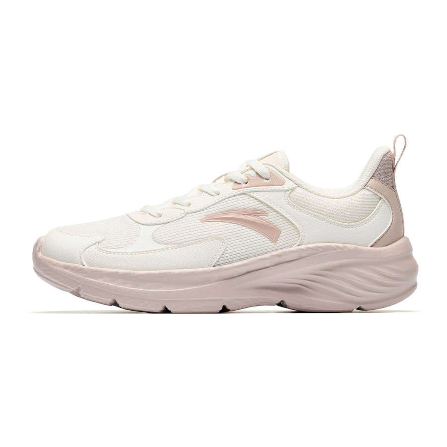 ANTA Running Collection Running Shoes Women's Low Top Ivory White/lotus Gray 2