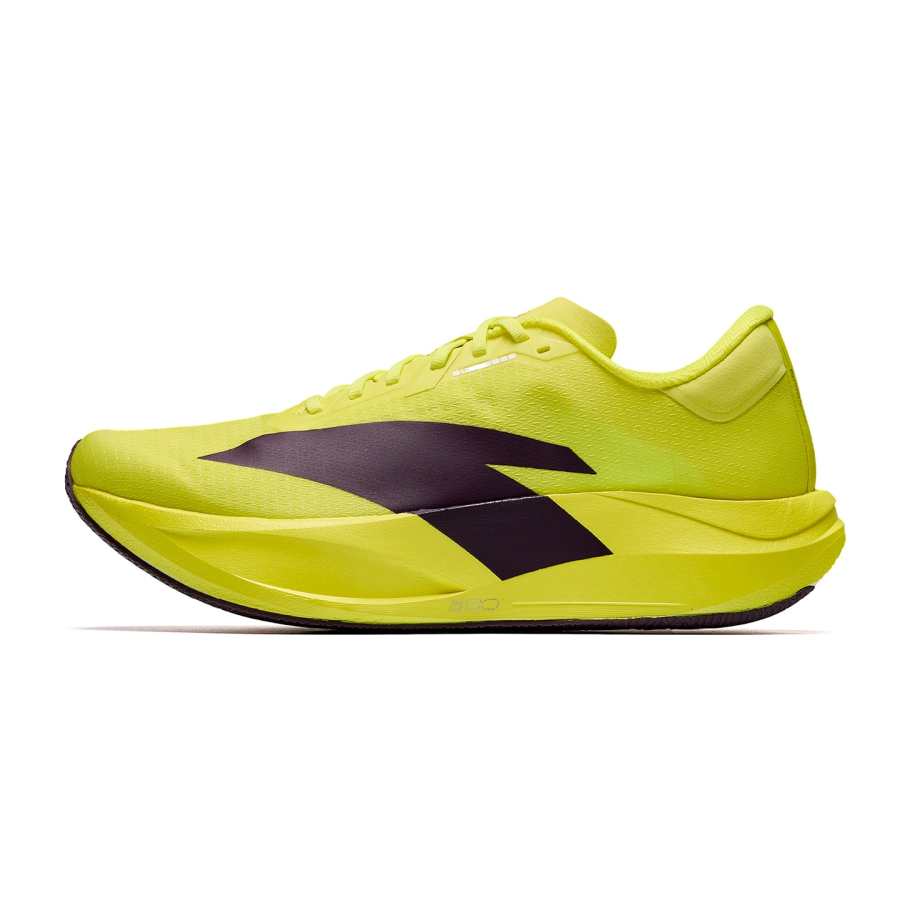 ANTA Zone 2 Heart Rate 90 Running Shoes Men's Low Top Lemon Honey/Midnight Plum