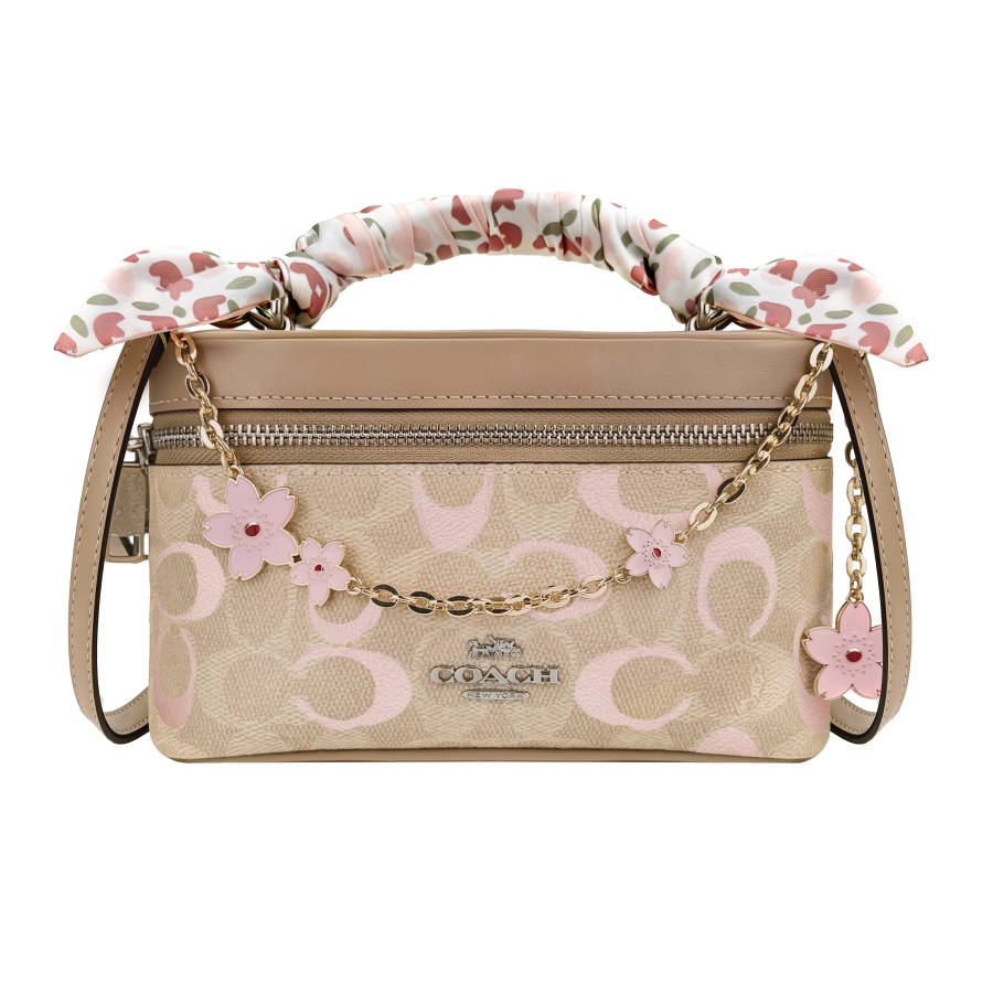 COACH COACH Handbags Khaki & Light Pink
