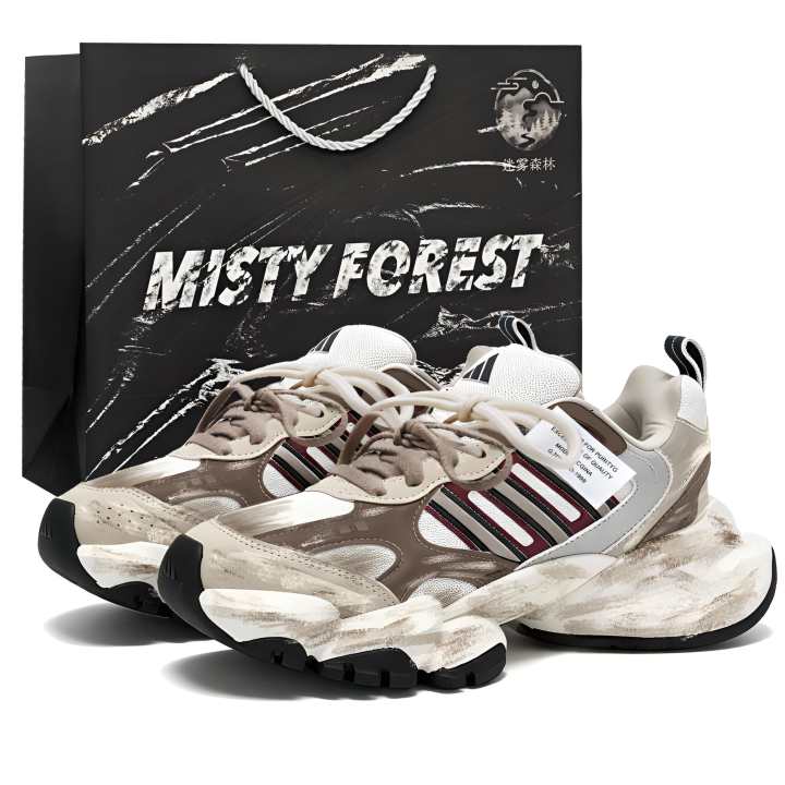 Adidas Adidas XLG Running Shoes Unisex Low Top Brown/Silver