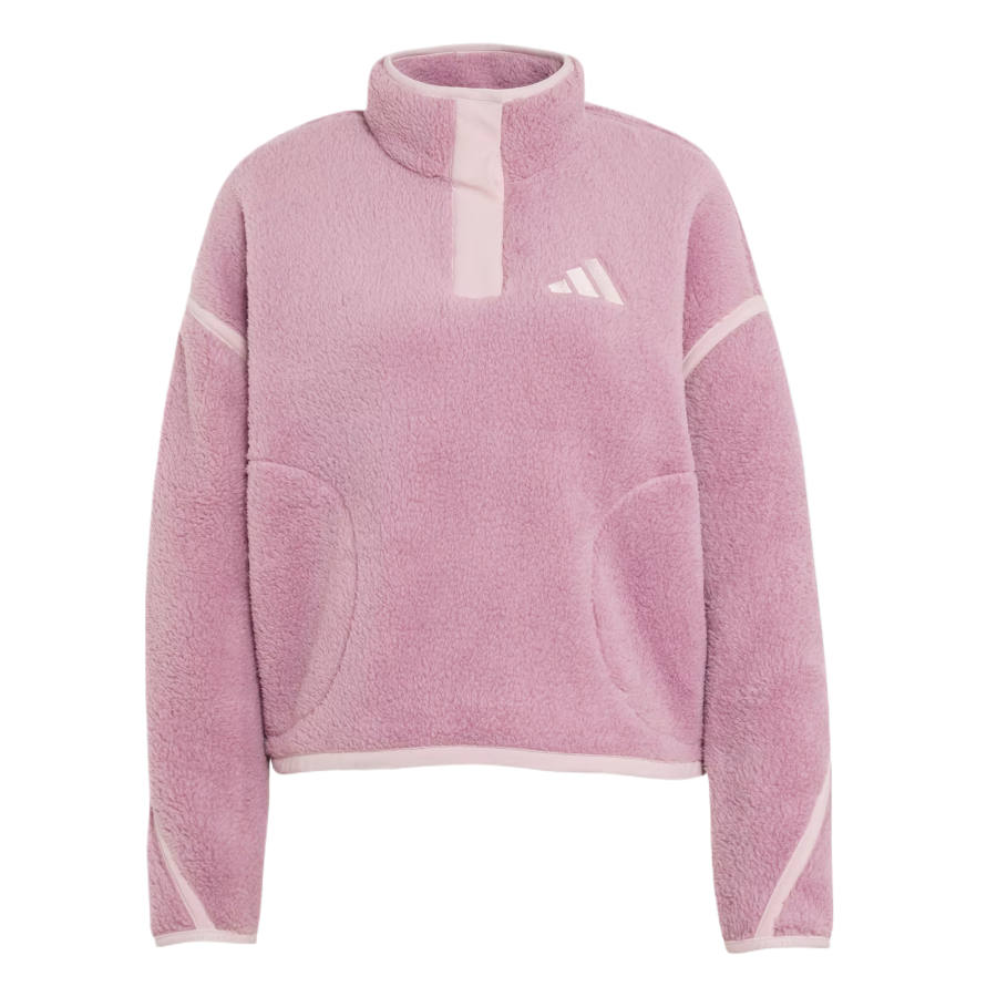 Adidas Adidas Terrex Fleece Tops Women's Magical Purple Stand Collar Moderate