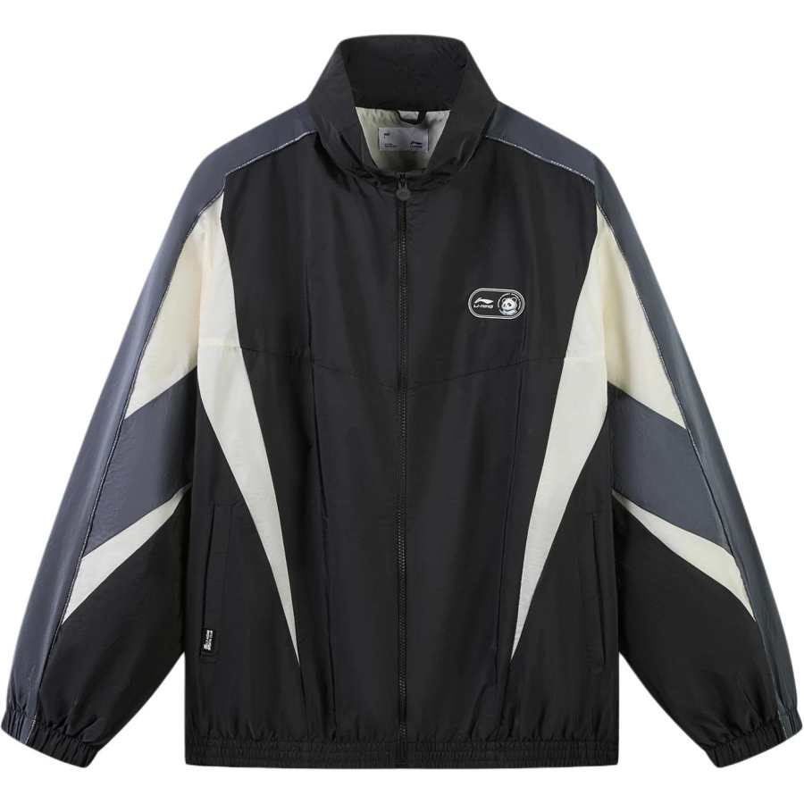 Li-Ning Li Ning Sports Life Collection Trench Coats Men's Black Stand Collar Moderate