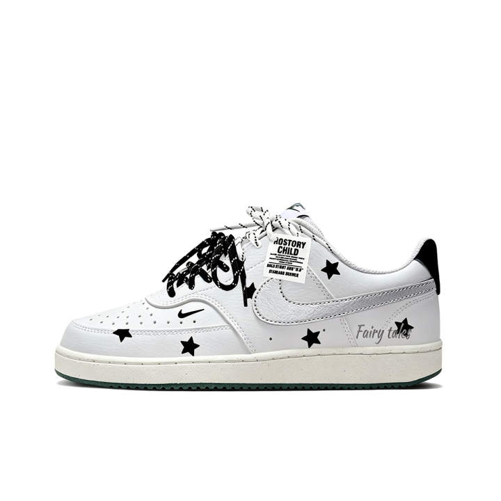 Nike Nike Court Vision 1 Skateboard Shoes Women's Low Top Silver/Black