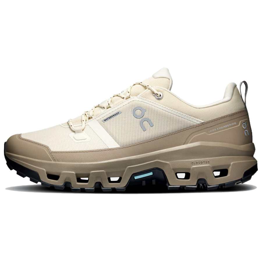 On Cloudrock Mountaineering & Hiking Shoes Women's Low Top Beige Brown