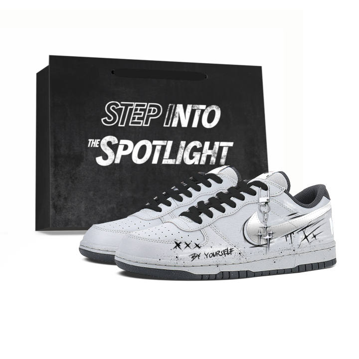 Nike Nike Big Skateboard Shoes Unisex Low Top White