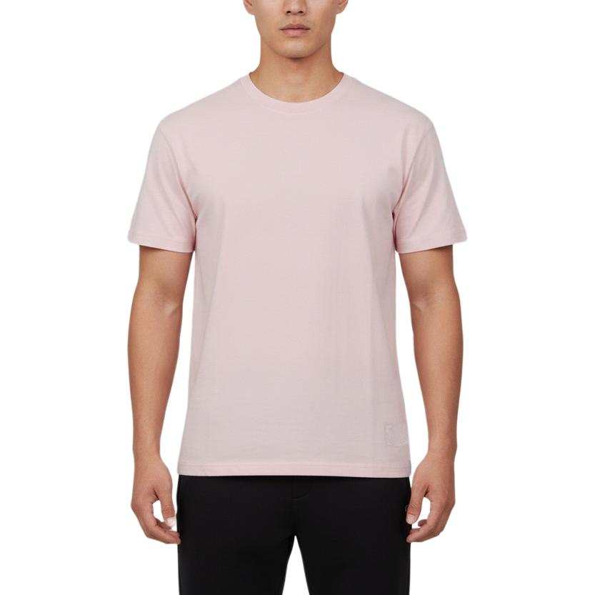 Vans PREMIUM T Shirts Men's Pink Crew Neck Moderate
