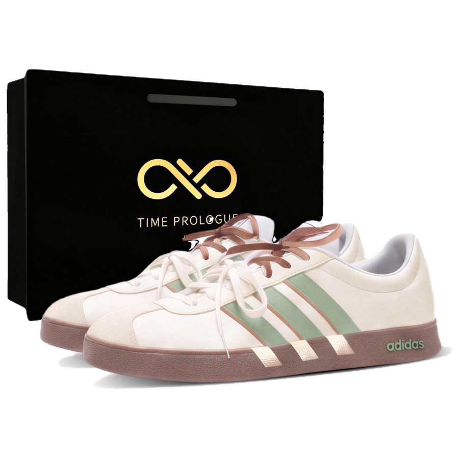 Adidas Neo VL Court 2.0 Skateboard Shoes Unisex Low Top Light Green