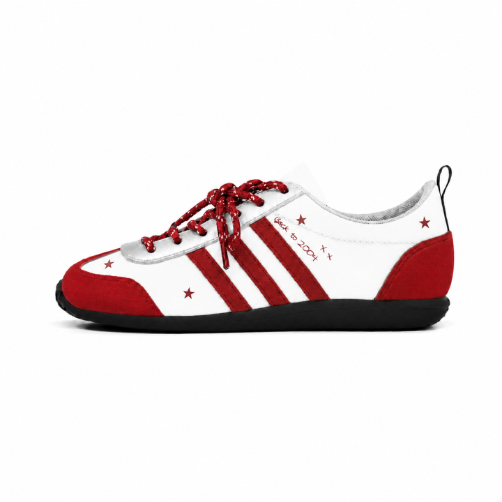 Adidas Adidas VS JOG 2.0 German Army Trainers Unisex Low Top Red/White
