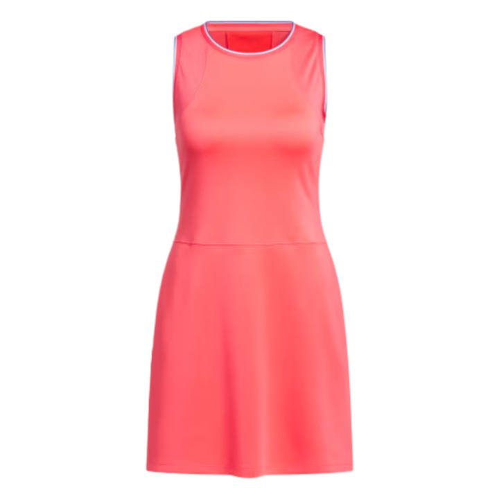 Adidas Adidas Ultimate365 Sleeveless Dresses Women's Solid Turbo Color Crew Neck Moderate