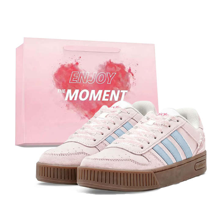 Adidas Adidas D PAD Skateboard Shoes Unisex Low Top Pink/Brown