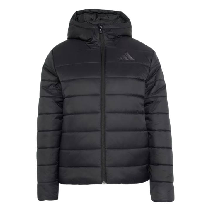 Adidas Adidas Puffer Jackets Women's Black Hooded Non Detachable Moderate