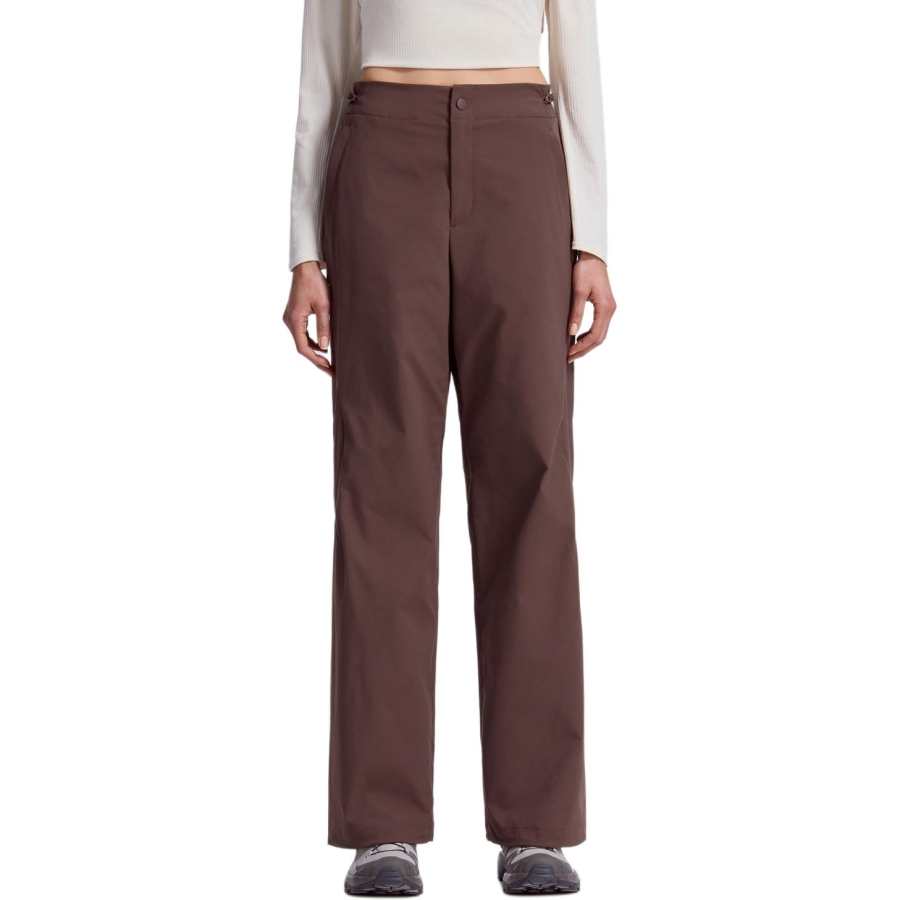 SALOMON Casual Pants Women's Fern Brown Moderate Wide Leg Pants