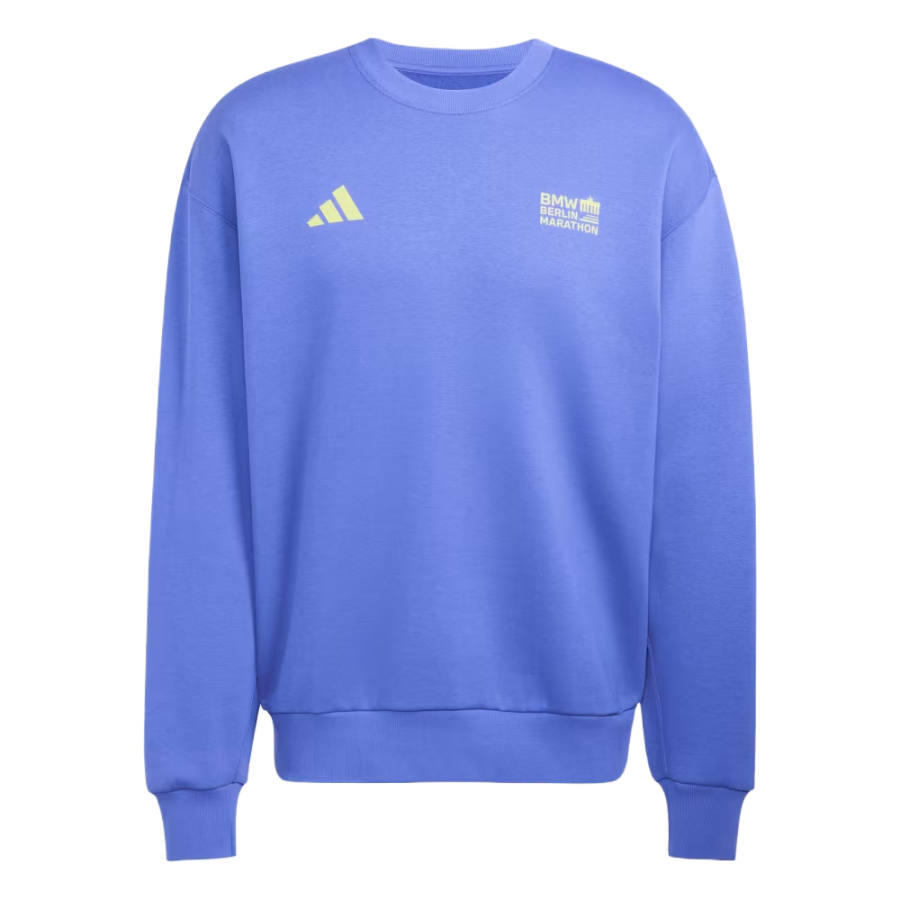 Adidas Adidas Sweatshirts Men's Double Indigo Crew Neck Moderate