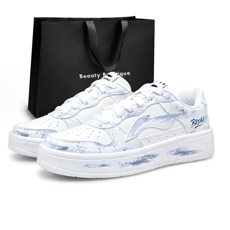 Li-Ning Li Ning Floating Boat Skateboard Shoes Men's Low Top Blue