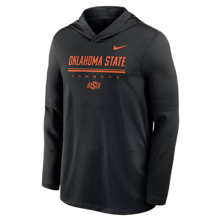 Nike Nike Dri Fit College Sweatshirts Men's Black Hooded Non Detachable Moderate