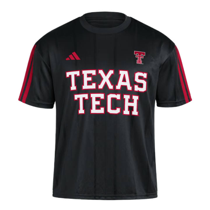 Adidas Adidas Soccer Jerseys Men's Black/Team Power Red Crew Neck
