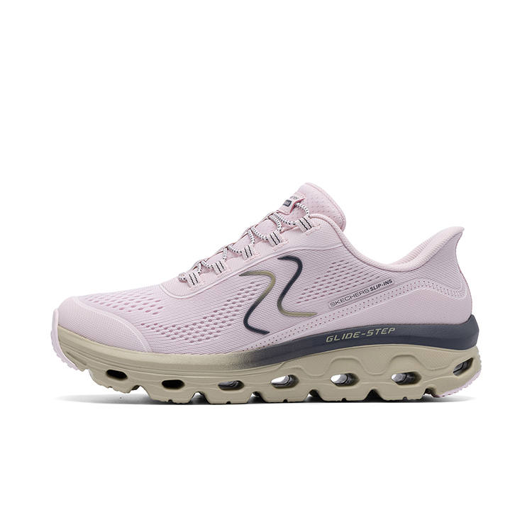 Skechers Running Shoes Women's Low Top Nude Pink