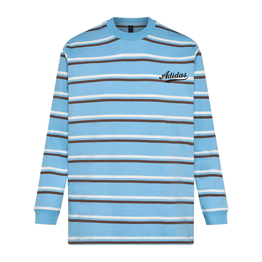 Adidas Adidas T Shirts Unisex Clear Blue Crew Neck Moderate