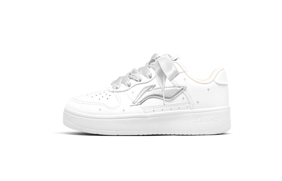 Li-Ning Li Ning Floating Boat Skateboard Shoes Women's Low Top White/Silver