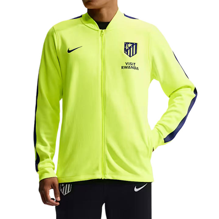 Nike Nike Atlético Madrid Soccer Jerseys Men's Bright Yellow/Black/Dark Royal Blue/Dark Royal Blue