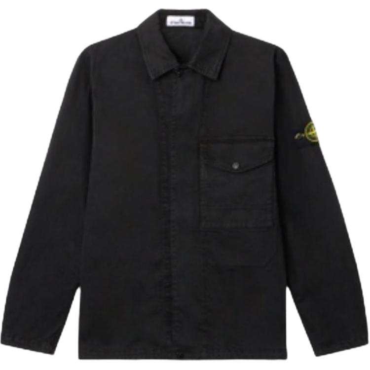 Stone Island old effect pocket peacoat