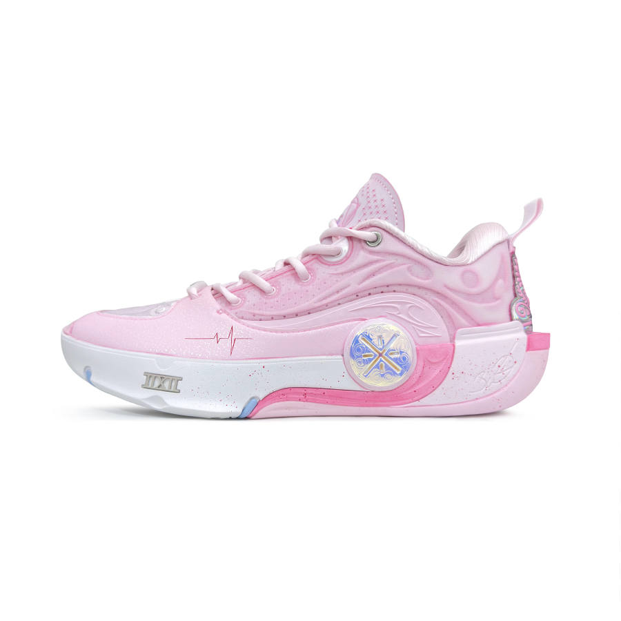 Li-Ning Li Ning WOW12 Basketball Shoes Men's Low Top Pink