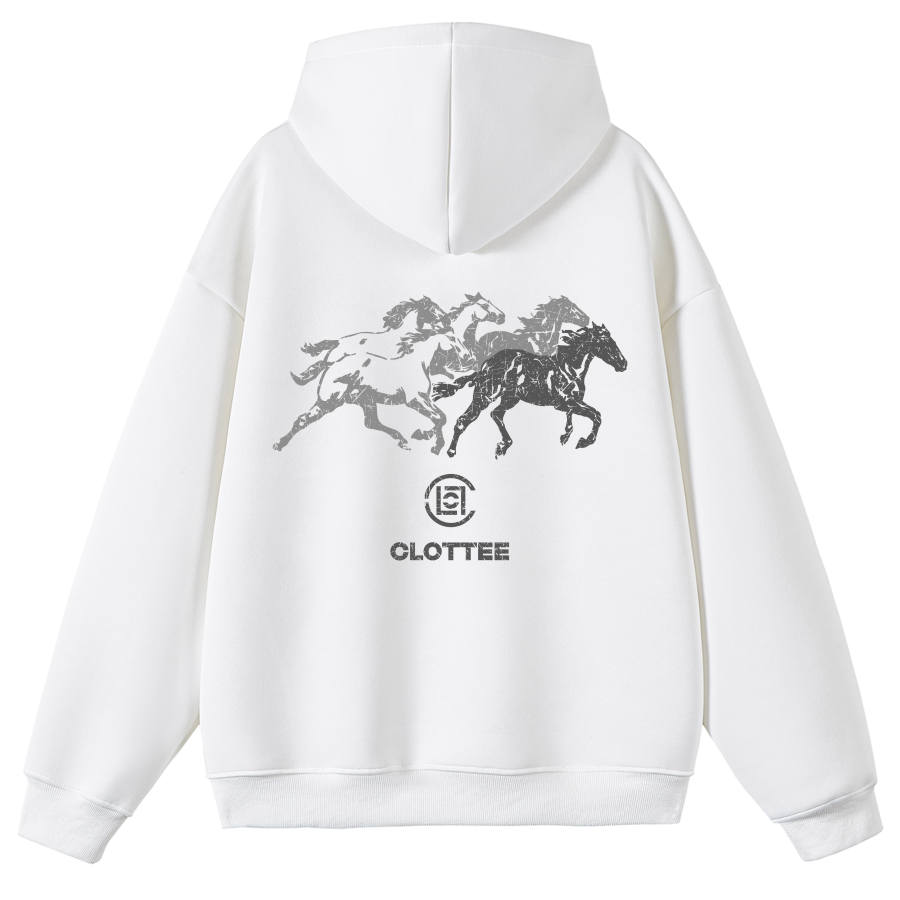 CLOT Sweatshirts Unisex Hooded Non Detachable Moderate