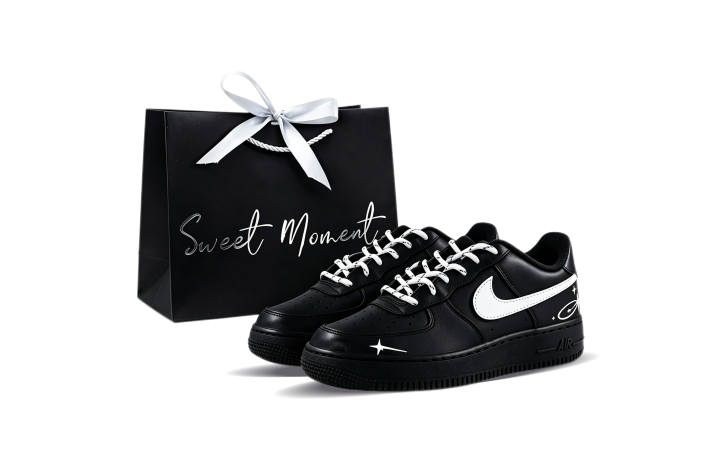 Nike Nike Air Force 1 Skateboard Shoes Unisex Low Top Black/White