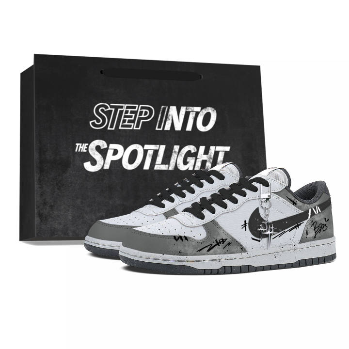 Nike Nike Big Skateboard Shoes Men's Low Top Black