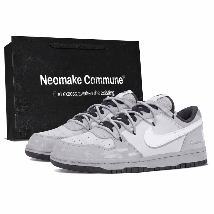 Nike Nike Big Skateboard Shoes Unisex Low Top White