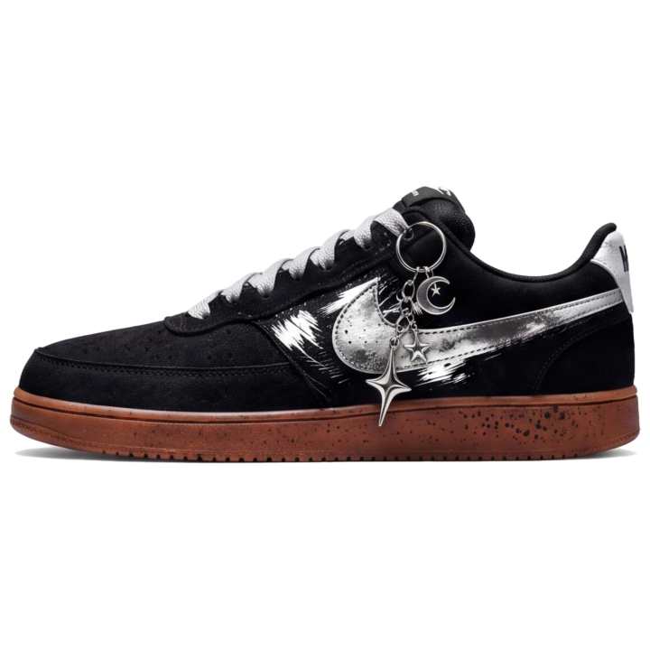 Nike Nike Court Vision 1 Skateboard Shoes Men's Low Top Silver