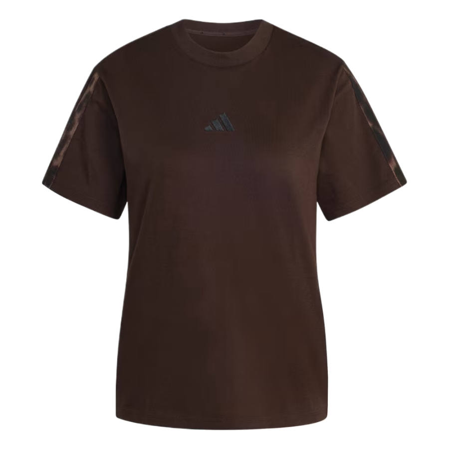 Adidas Adidas Sportswear T Shirts Women's Aurora Coffee/Multicolor Crew Neck