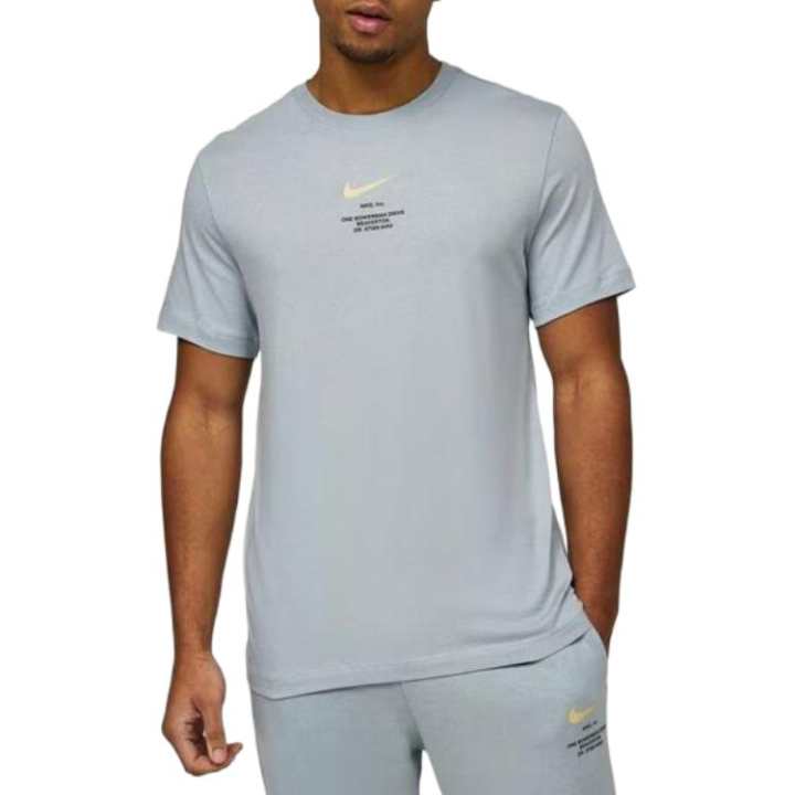 Nike Nike T Shirts Men's Gray Crew Neck