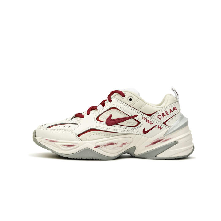 Nike Nike M2K Tekno Chunky Sneakers Women's Low Top Red, Beige