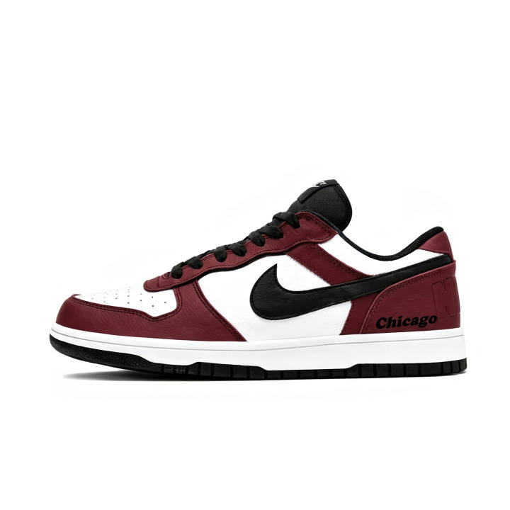 Nike Nike Dunk Skateboard Shoes Men's Low Top Black/Red/White