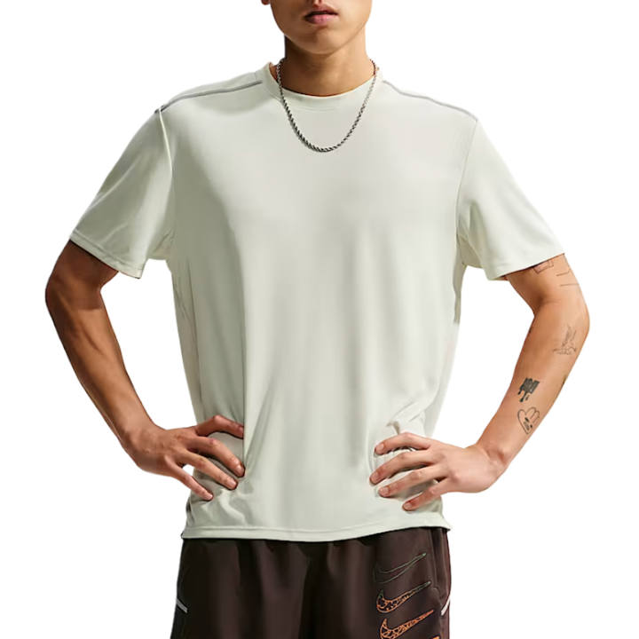 Nike Nike DRI FIT MILER Running T Shirts Men's Sea Glass