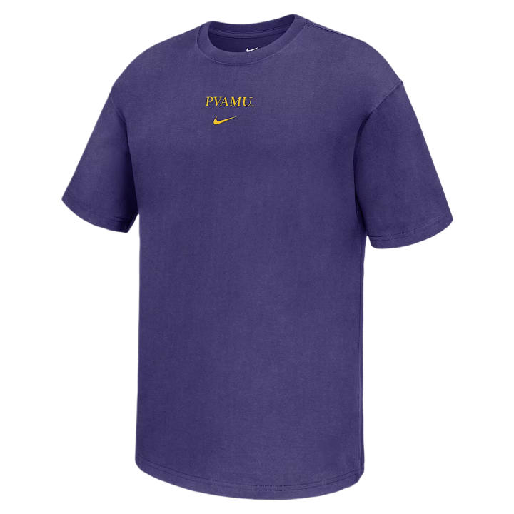 Nike Nike College T Shirts Men's New Orchid Crew Neck