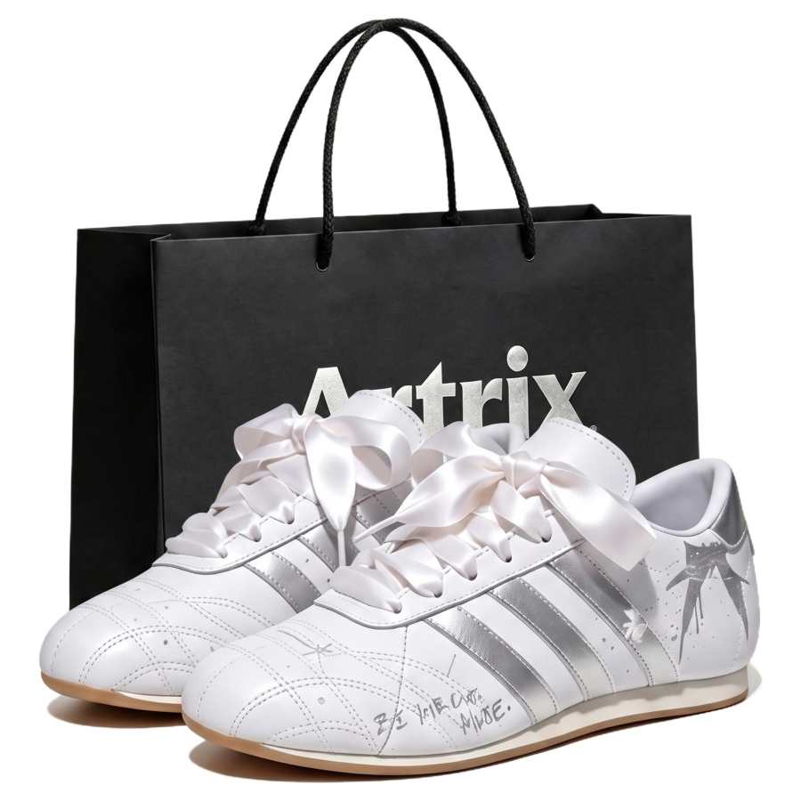 Adidas Originals Taekwondo Training Shoes Women's Low Top White Silver