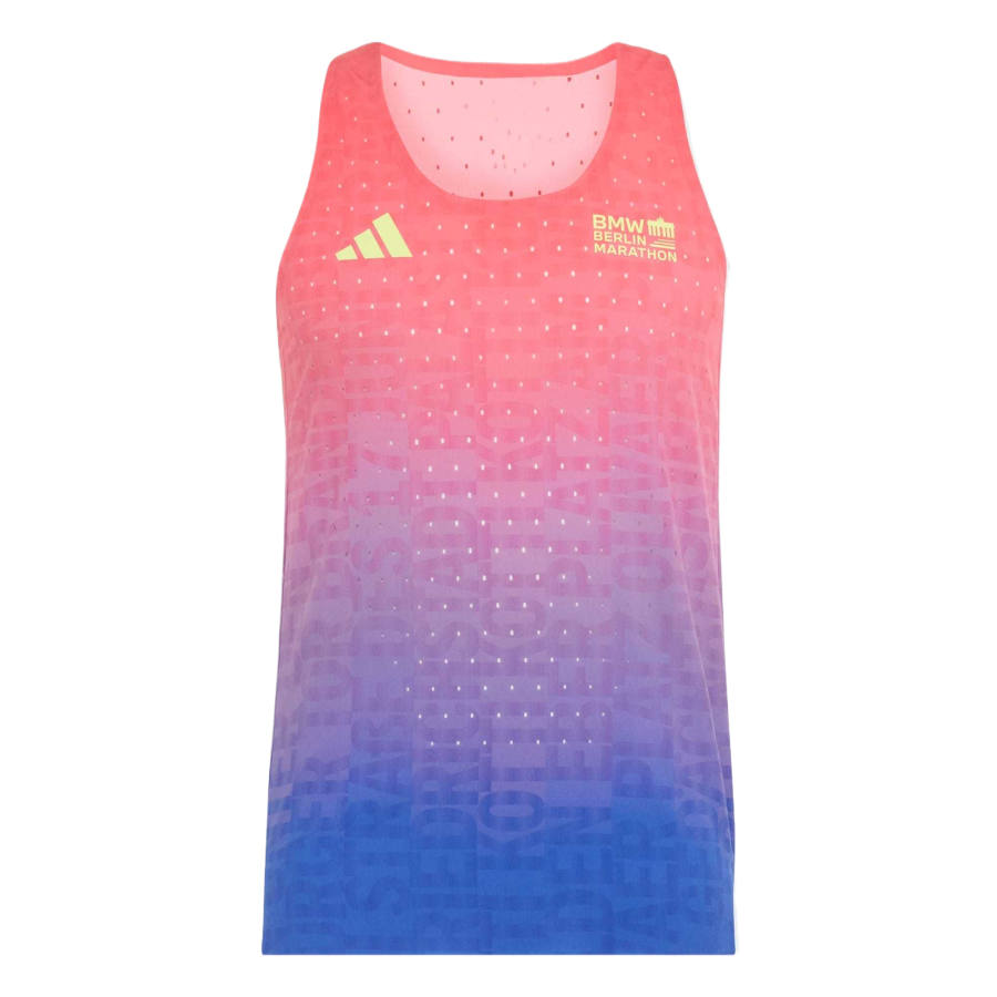 Adidas Adidas Running Tank Tops Men's Sun Turbine/Double Indigo Crew Neck