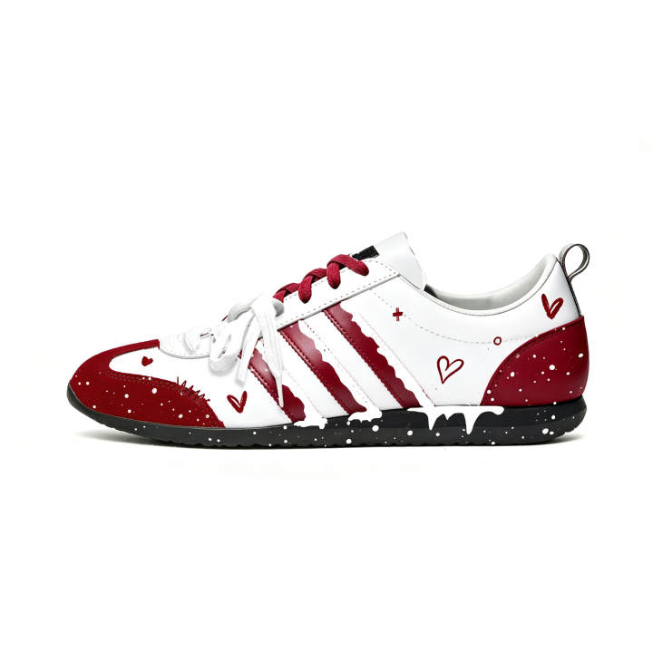 Adidas Adidas Casual Shoes Unisex Low Top White Red Black Multicolor