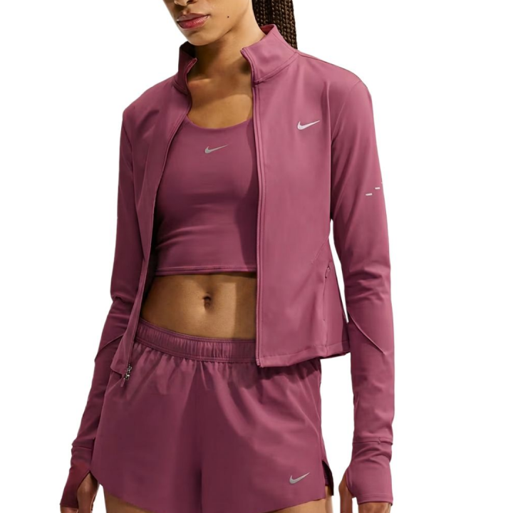 Nike Nike Running Jackets Women's Powder Smoke Stand Collar Moderate