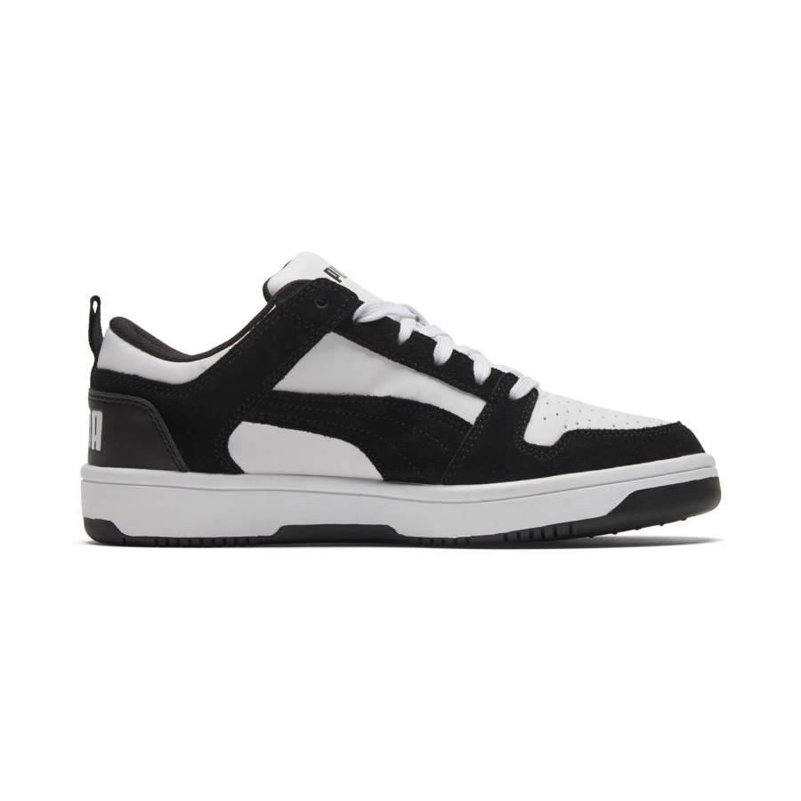 PUMA Rebound Layup Low top Skateboard Shoes Unisex Black White