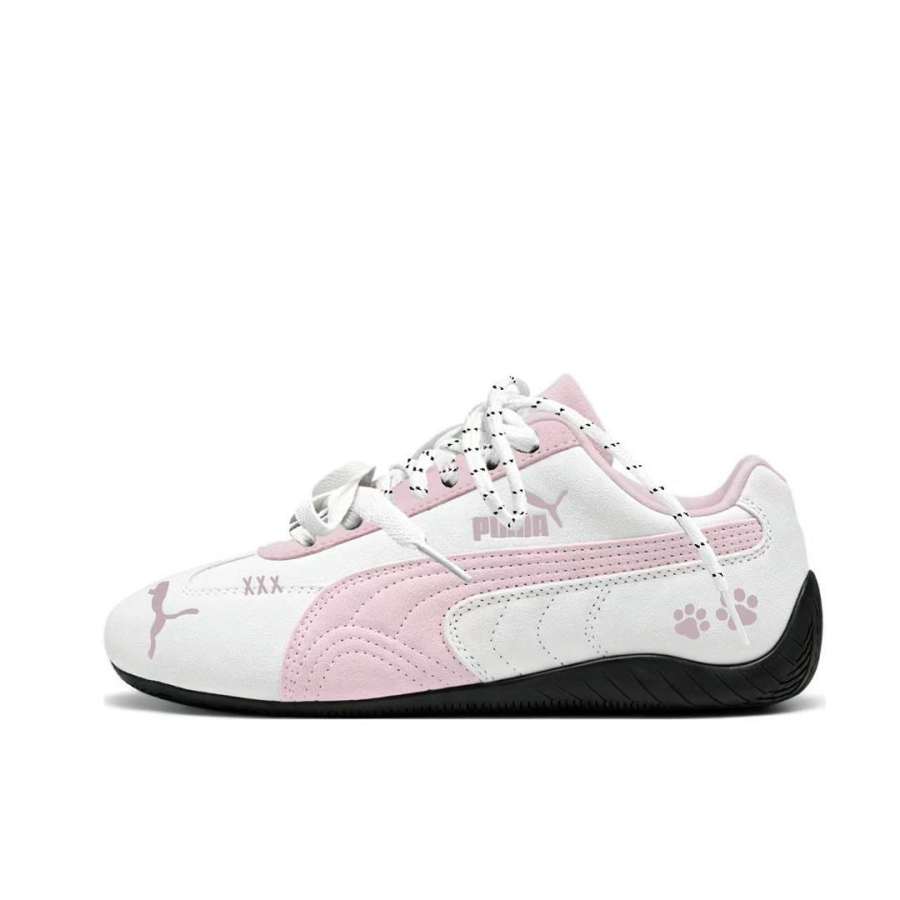 PUMA Speedcat Casual Shoes Unisex Low Top Pink/White