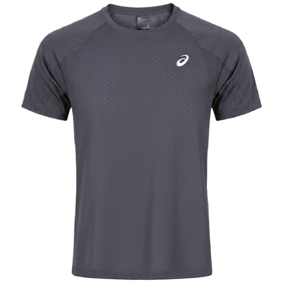 ASICS ASICS T Shirts Men's Dark Gray Crew Neck Moderate