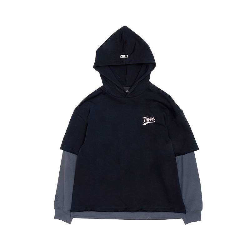 MLB Detroit Tigers Sweatshirts Unisex Detroit Tigers/Black Hooded Non Detachable Moderate