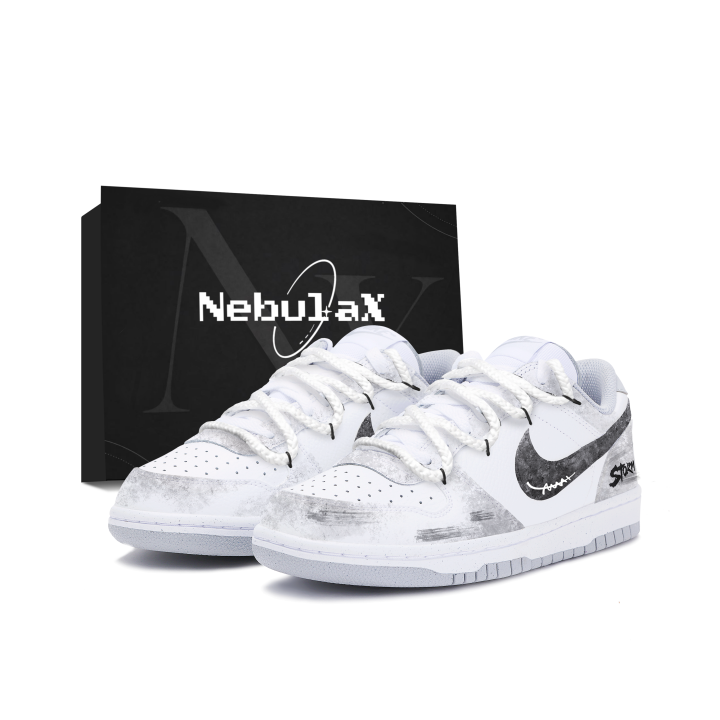 Nike Nike Dunk Skateboard Shoes Men's Low Top Black/Gray