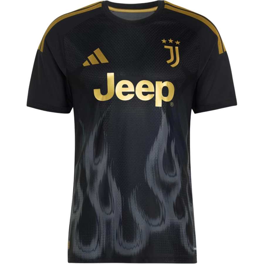 Adidas Adidas Juventus Soccer Jerseys Men's Black Crew Neck Moderate