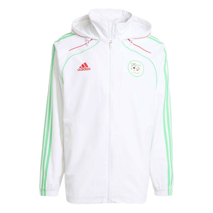 Adidas Adidas Jackets Men's White Hooded Non Detachable Moderate