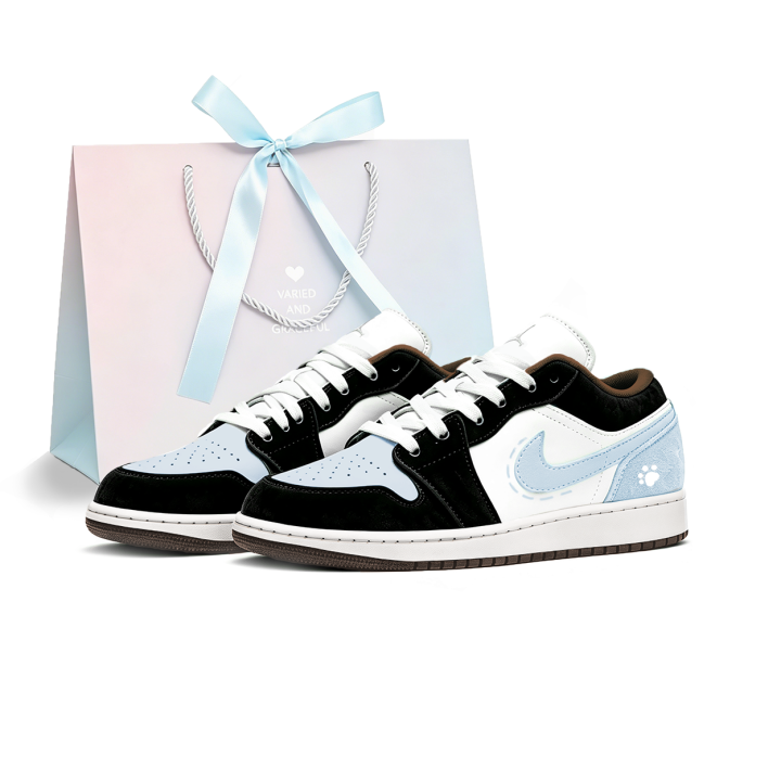 Nike Nike Air Jordan 1 LOW SE Skateboard Shoes Unisex Low Top Black Blue